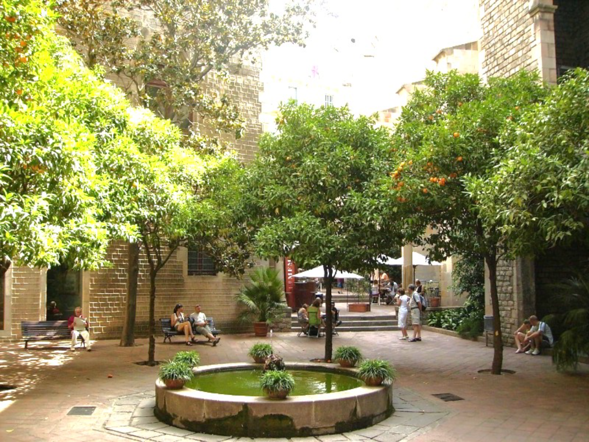 Pati del Museu Frederic Mares