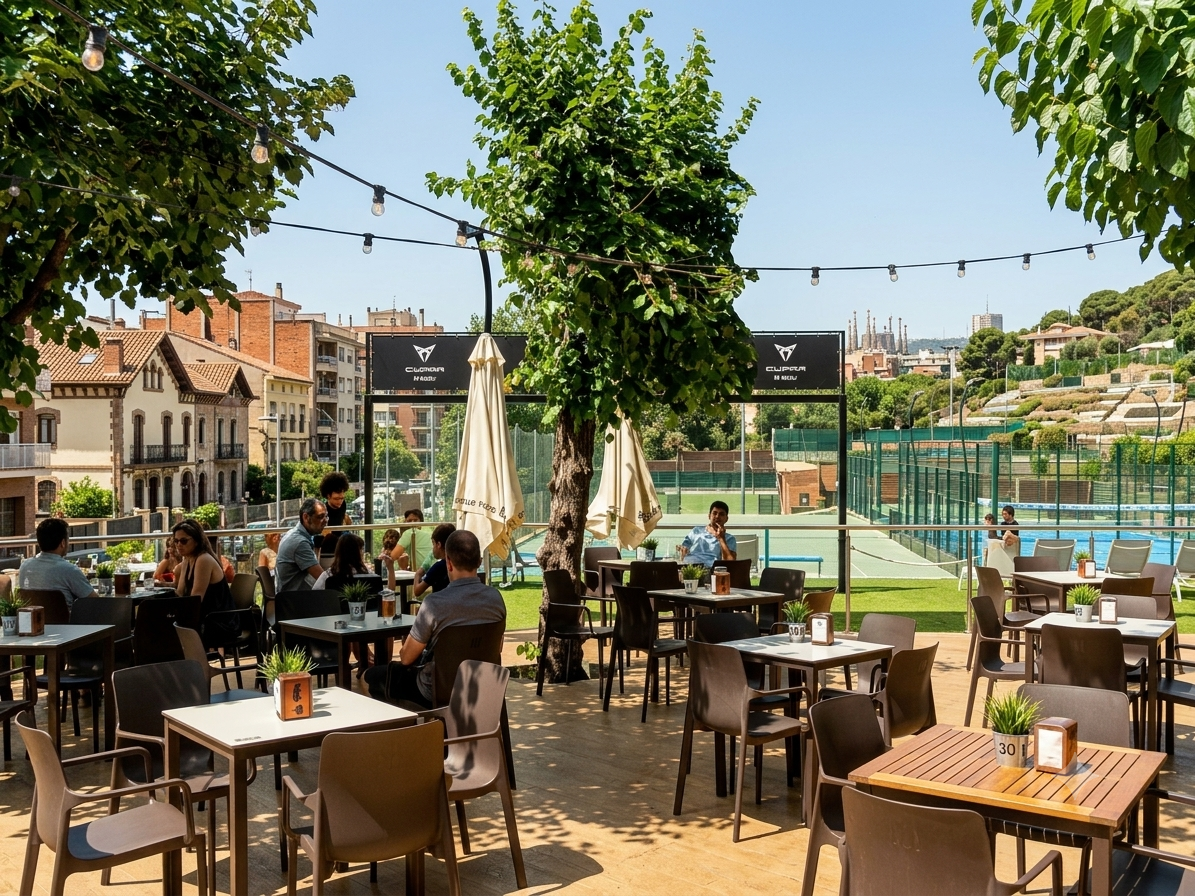 Icon Barcelona terraza del Nick Padel Horta