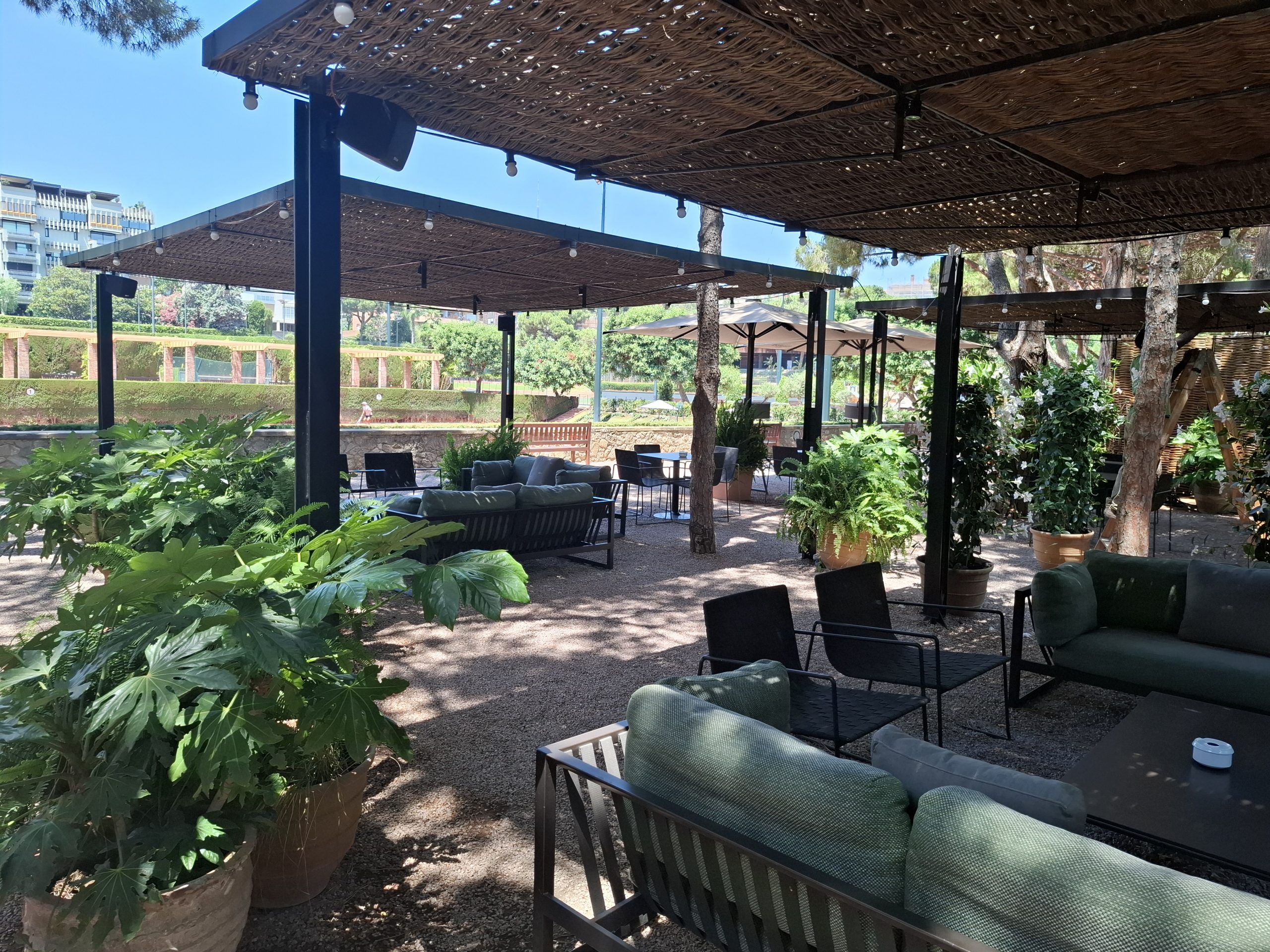 La terraza del Real Club de Tennis Barcelona